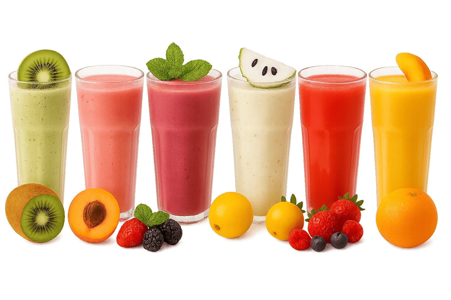 Licuados de frutas de temporada